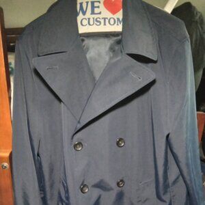 Banana Republic Navy Blue Trench Coat